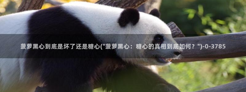糖心vlog应用：菠萝黑心到底是坏了还是糖心(\