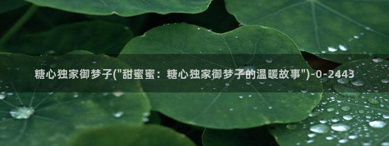 柚子猫糖心vlog胡桃：糖心独家御梦子(\